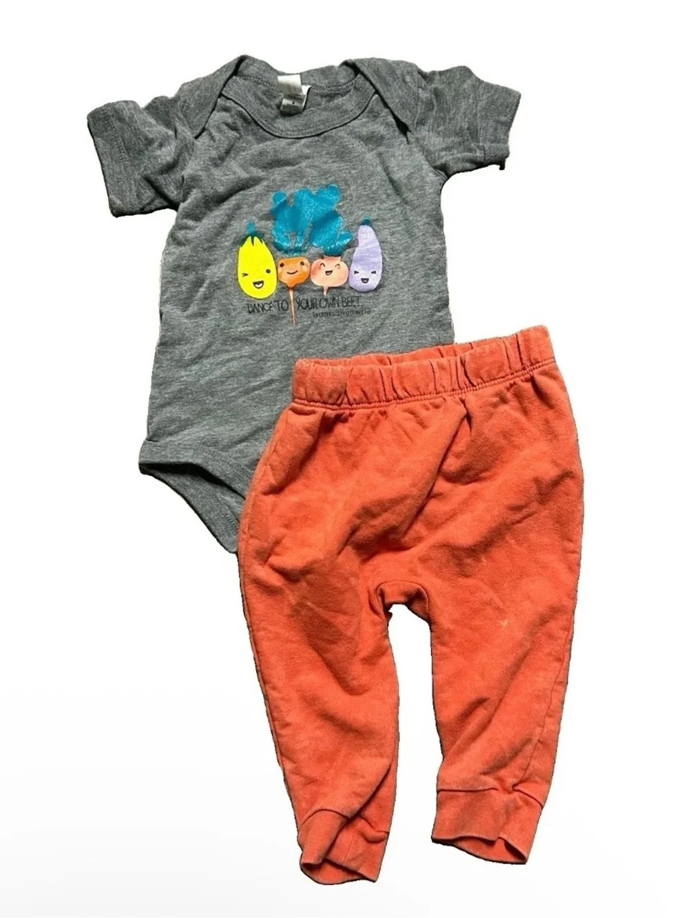 Baby Girl Matching Set Long Sleeve Short Sleeve Pants Size 6-9 Months